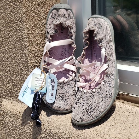 Jambu Shoes - 💋Host Pick💋 Jambu Kettle Too Pink Floral Ballet Flats 7.5